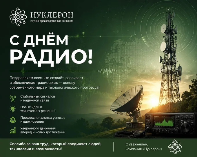 📡 Поздравляем
с Днем радио! 🎉